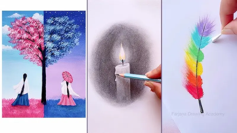 what are drawing and painting tutorials